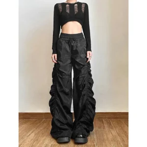 Broek Met Plooien Dames