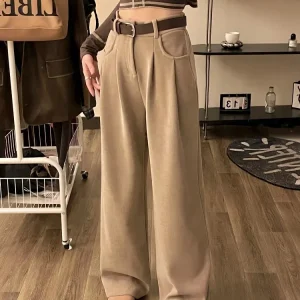 Bruine Baggy Broek Dames