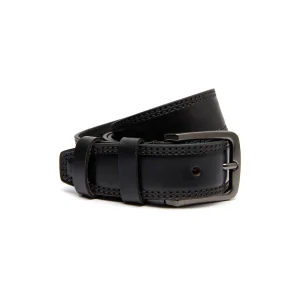 Leren Riem - Buffalo Leather - The Chesterfield Brand Tanaro Black