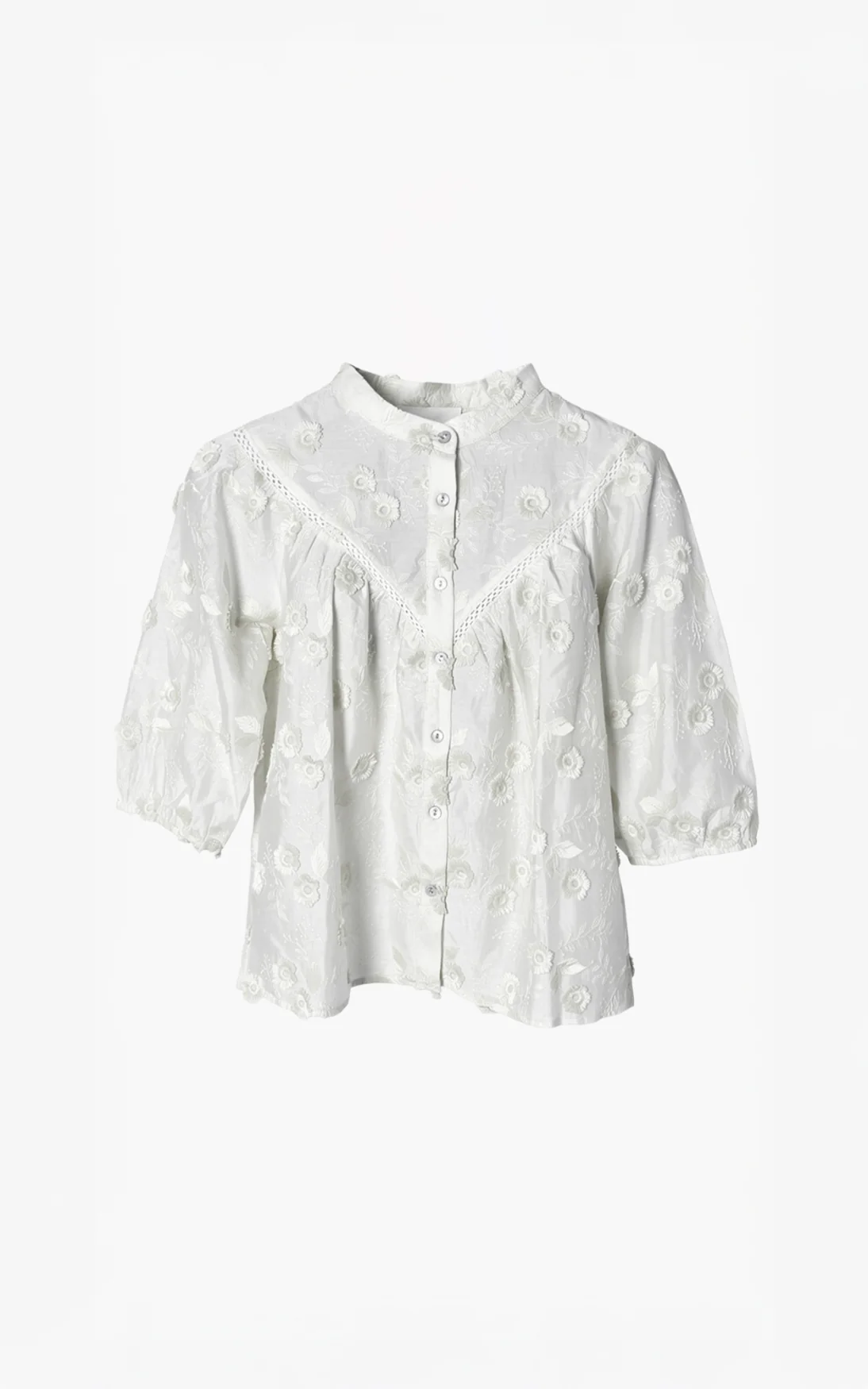 CannaS6 blouse | Off-white - Afbeelding 7