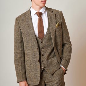 3-delig Tweed Kostuum - Marc Darcy Kris Tan