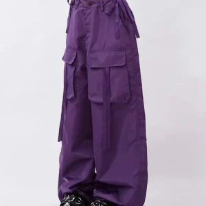 Cargo Broek Dames Paars