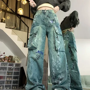 Cargo Broek Dames Print