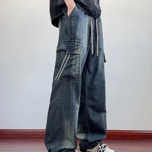 Cargo Broek Heren Blauw