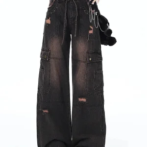 Cargo Spijkerbroek Dames Zwart
