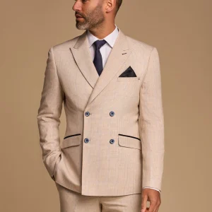 Cavani Caridi - Colbert Beige Double Breasted