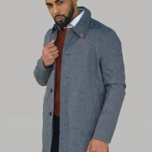 Cavani Brando Mac Coat - Grey