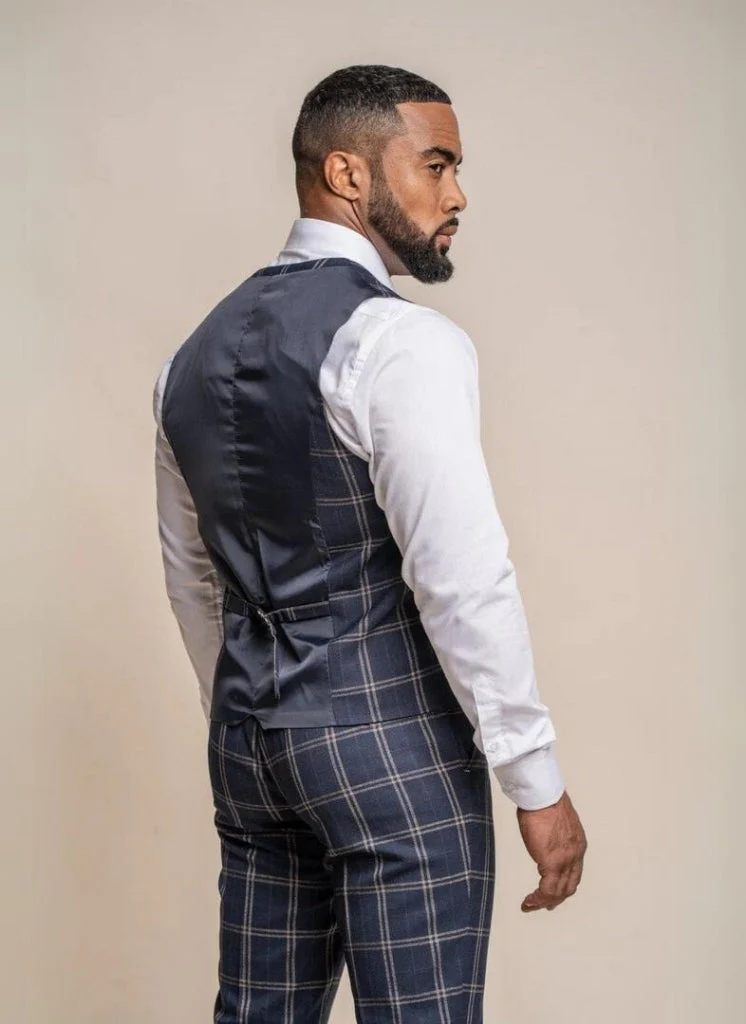 Cavani - Gilet Hardy Navy, Gentlemans - Afbeelding 3