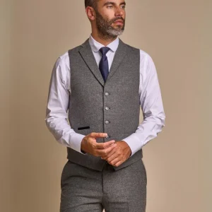 Cavani - Gilet Martez Grey Tweed