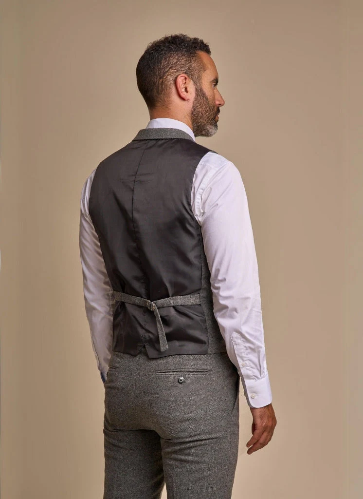 Cavani - Gilet Martez Grey Tweed - Afbeelding 3