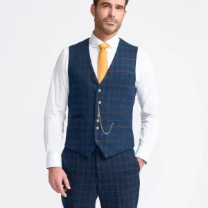 Cavani - Gilet Tweed Cody Blue