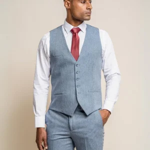 Cavani - Gilet Wells Licht Blauw