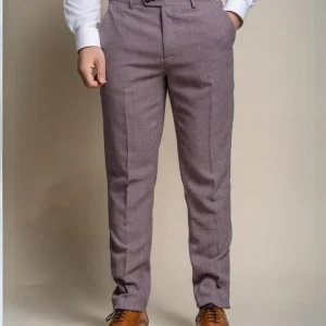Cavani - Pantalon Lilac Slim Fit