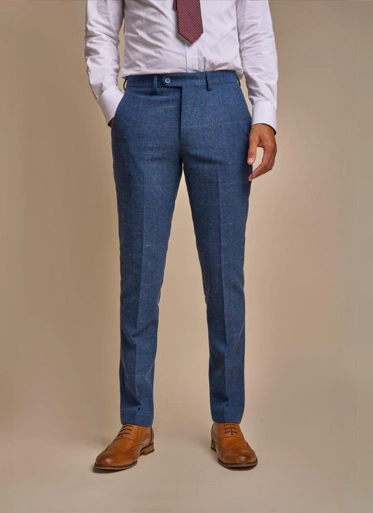 Cavani - Pantalon Carnegi Navy Tweed - Afbeelding 2