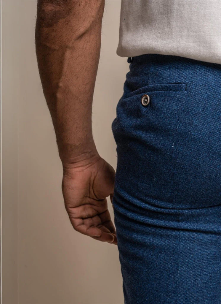 Cavani - Pantalon Tweed Orson Blue - Afbeelding 3