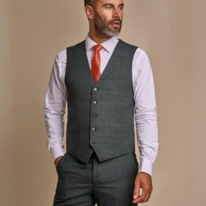 Cavani Caridi - Gilet Olive Green