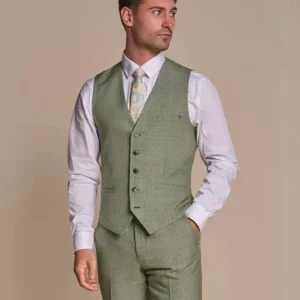 Cavani Caridi - Gilet Sage Green