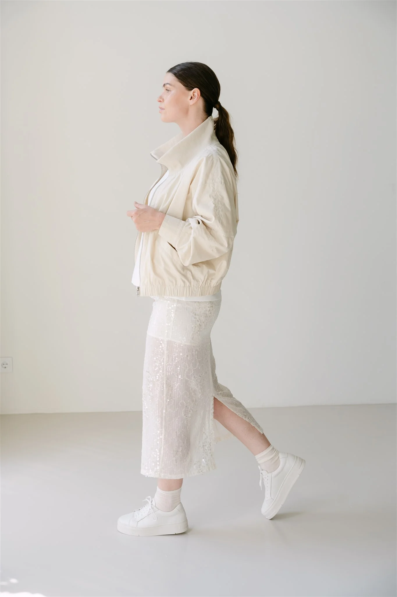 KianS6 sequin skirt | Off-white - Afbeelding 2