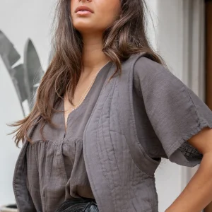 Gilet Neva Plain Anthracite