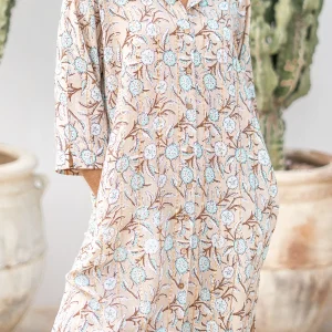 Blouse Aletta Flower Sand