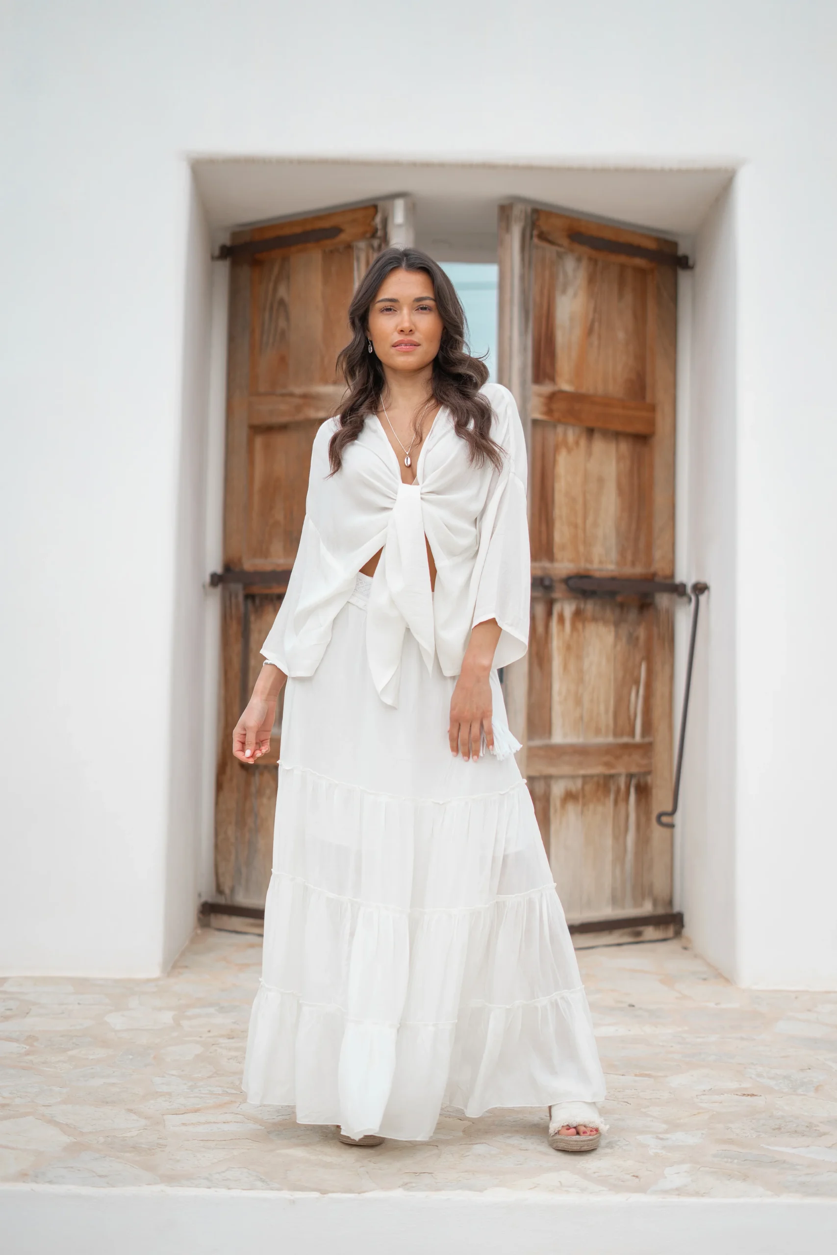 Gypsy Skirt Lucia Beige - Afbeelding 4