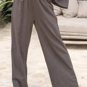 Pantalon Tonia Plain Dark Anthracite