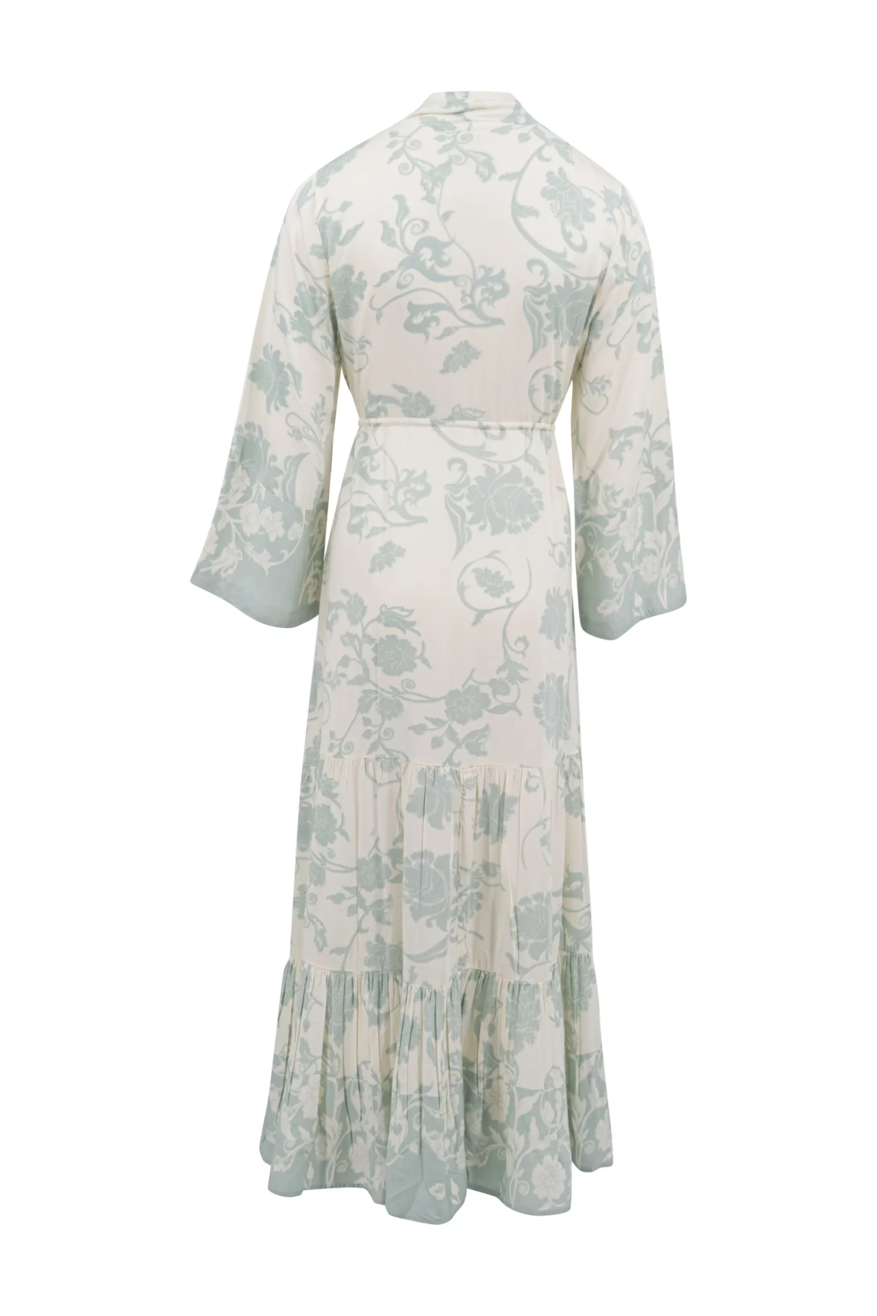 Dress Perla Luz Ivory with Pale blue - Afbeelding 7