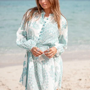 Short Dress Adella Aqua