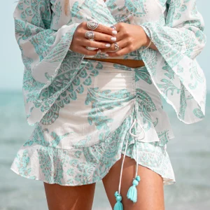 Short Skirt Adella Aqua