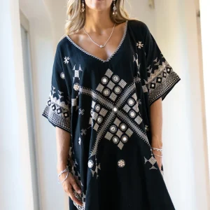 Short Kaftan Hilla Sundara Black