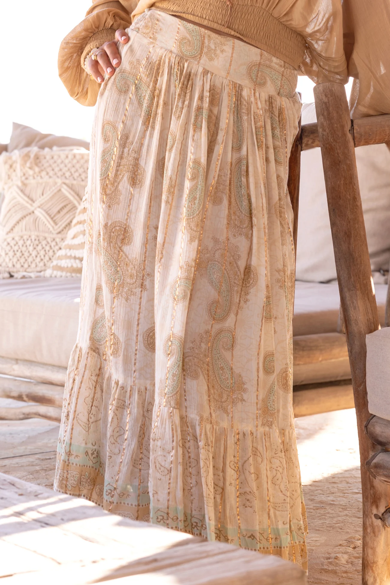 Skirt Santi Solmira Ivory - Afbeelding 3