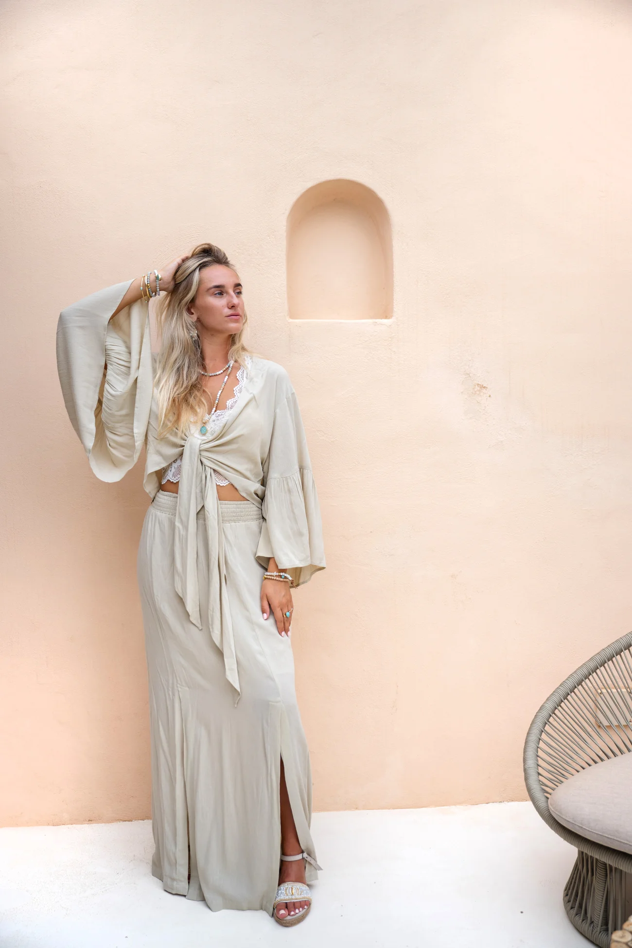 Skirt Tarlota Beige - Afbeelding 8