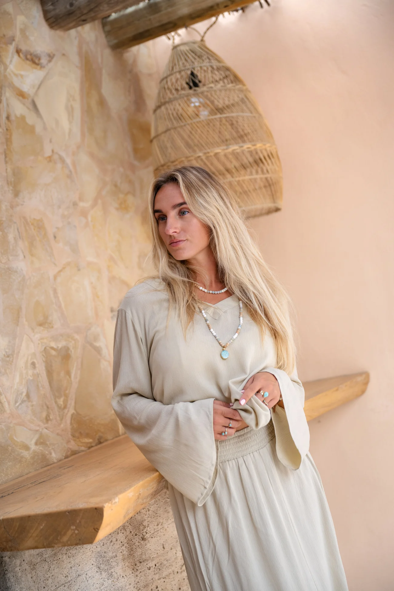 Blouse Sirena Beige - Afbeelding 5