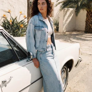 Miley denim jacket Light Blue