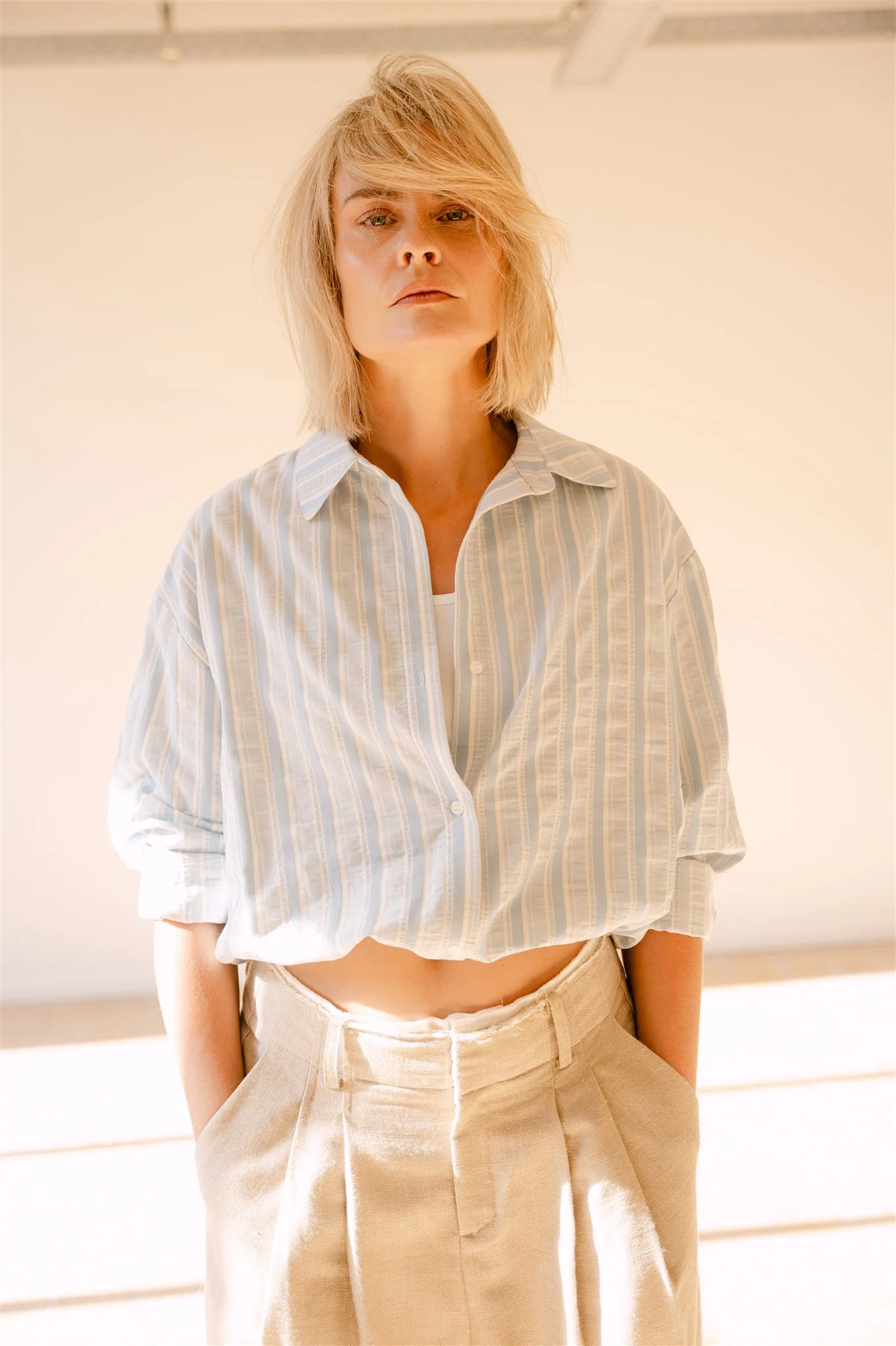 DorisS6 blouse | Light Blue