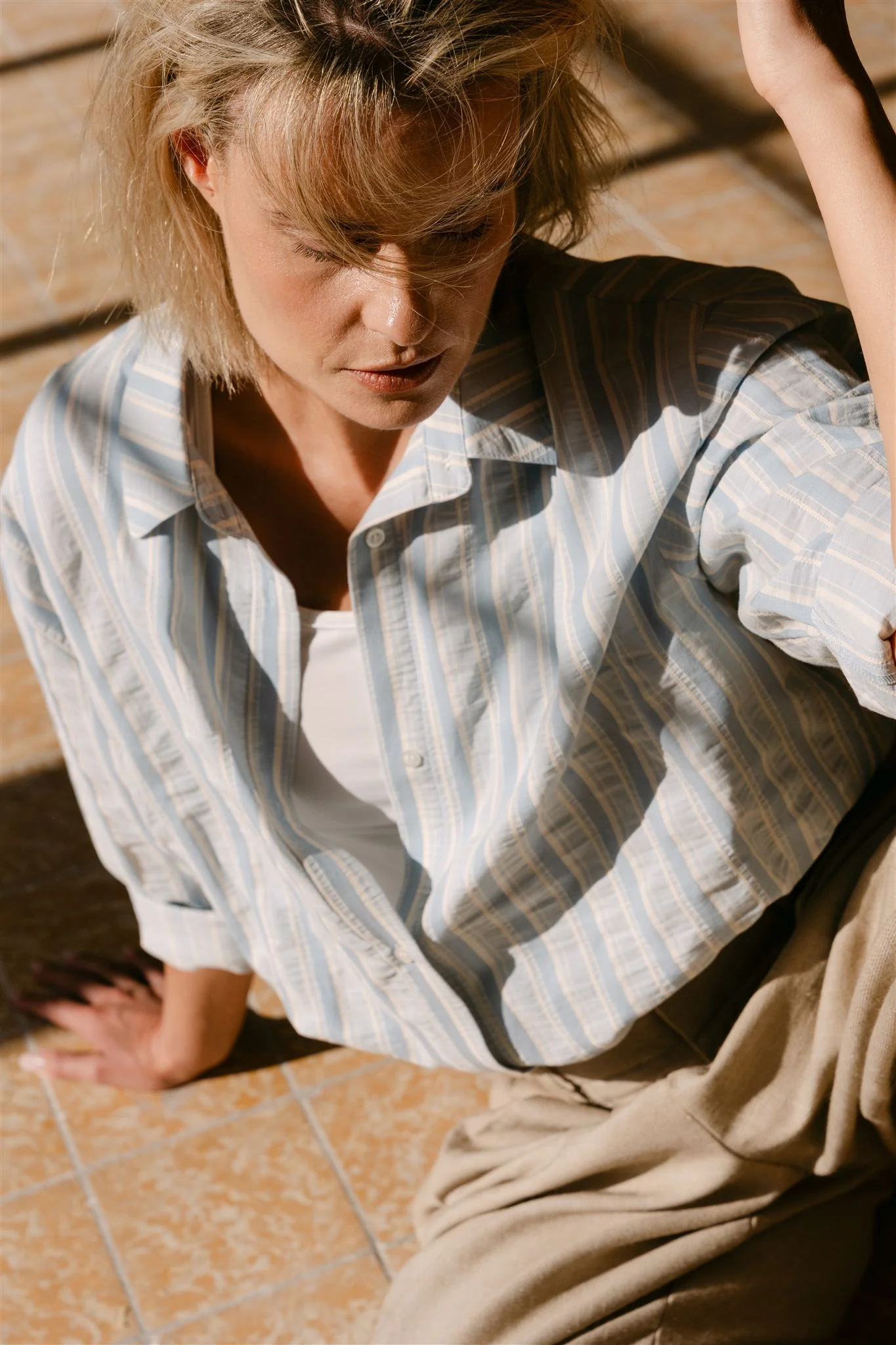 DorisS6 blouse | Light Blue - Afbeelding 3