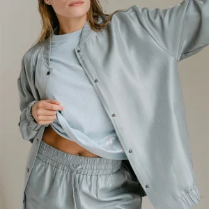 JoyAA Bomber Jacket | Blue