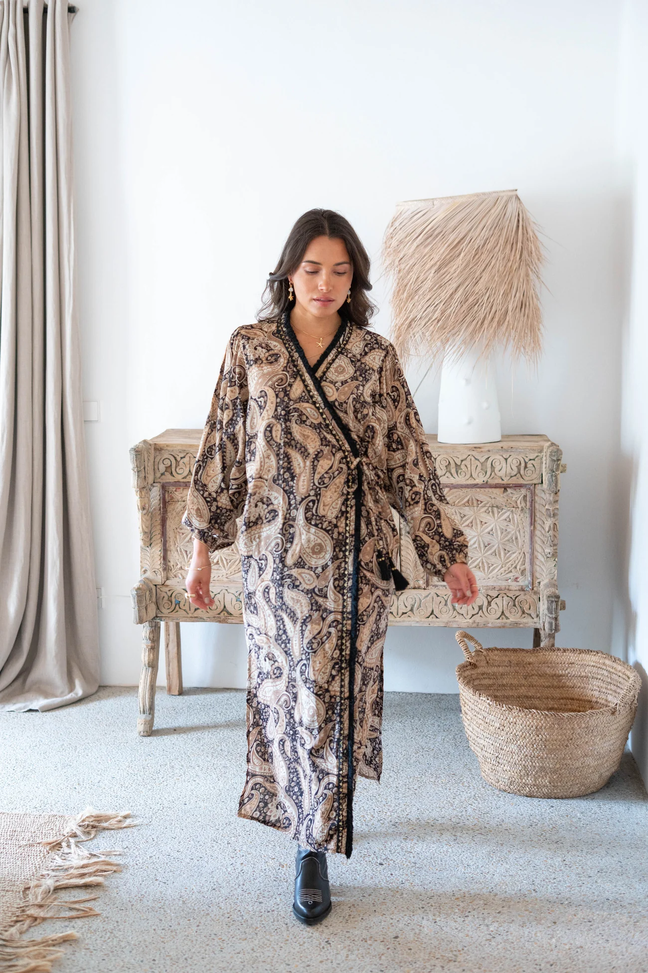 Dress Isabela Paisley Black - Afbeelding 7