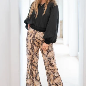 Pantalon Vena Paisley Black