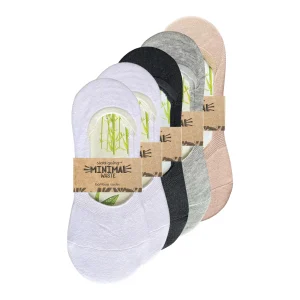 green-goose Bamboe Dames Footies - 5 paar - 85% Bamboe - Multicolor - Maat 35-39