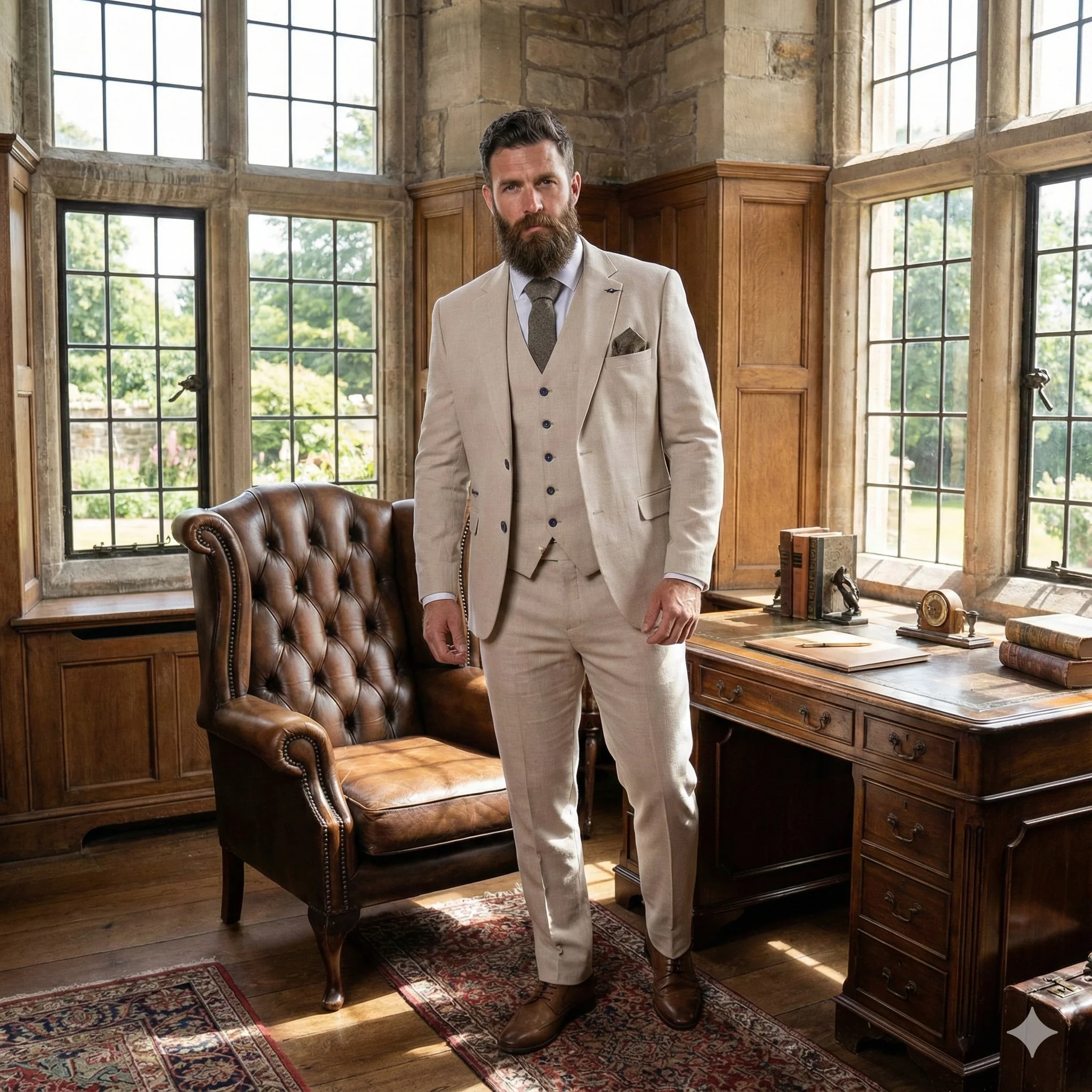 Driedelig pak - Cavani Miami Beige - Afbeelding 3