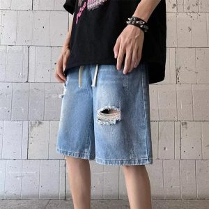 Gescheurde Denim Shorts