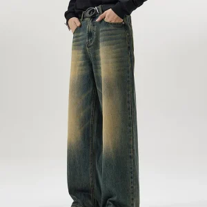 Groene Baggy Jeans Heren