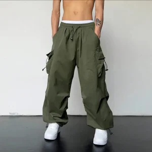 Groene Parachute Broek
