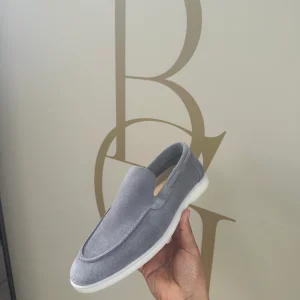 Slip-on Boat loafers - Lichtgrijs