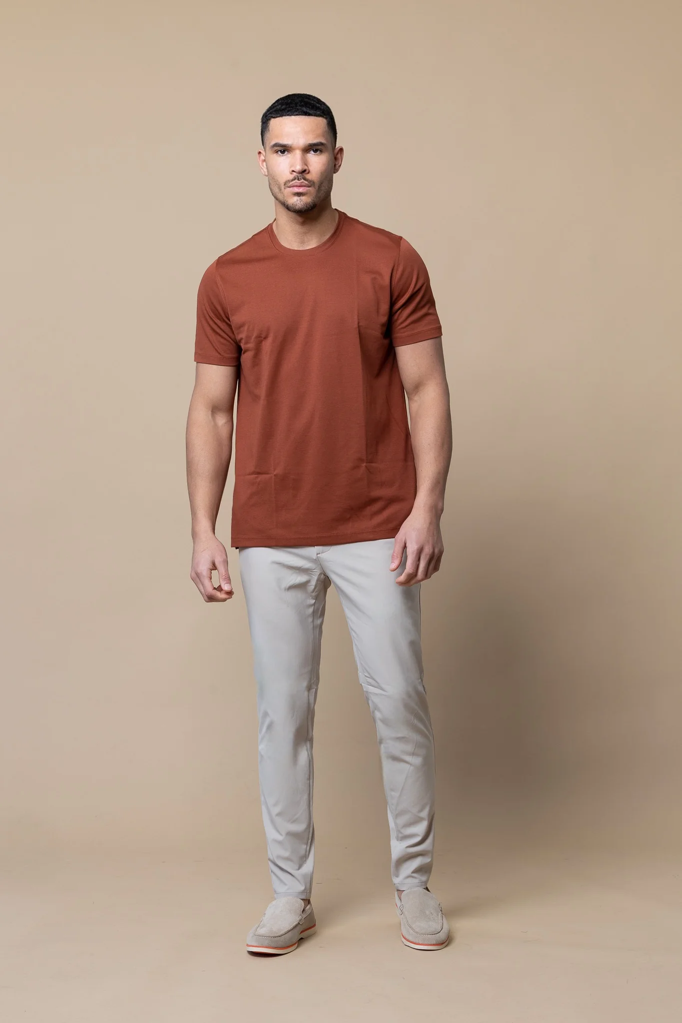 Mercerised Glans Luxury T-Shirt - Afbeelding 5