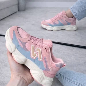 Sneaker Dana roze- blauw