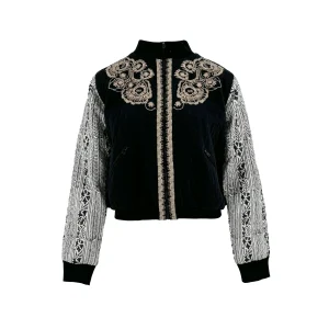 Bomber Jacket Corazon Black