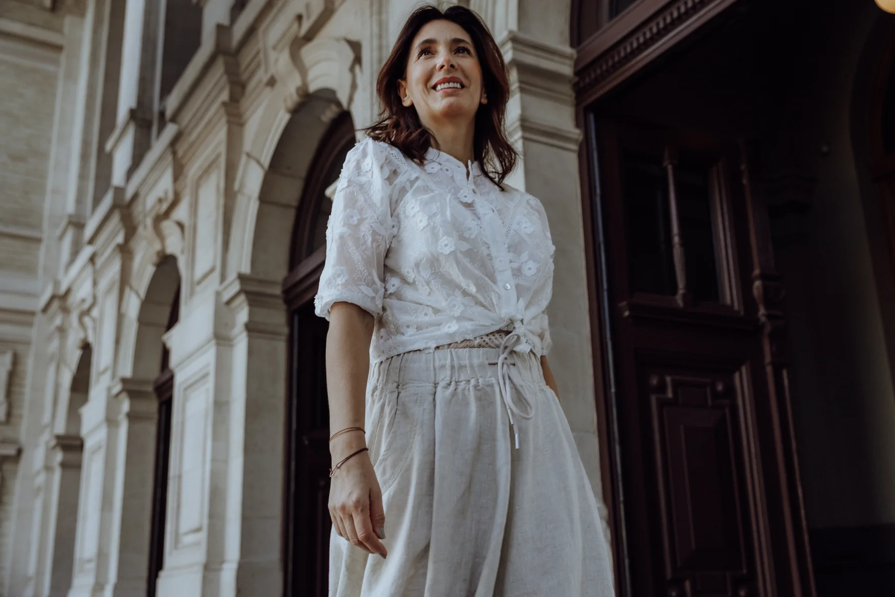 CannaS6 blouse | Off-white - Afbeelding 2