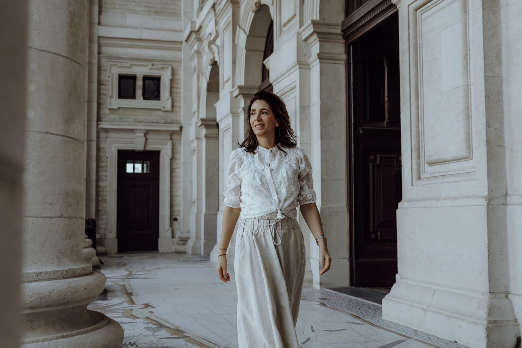 CannaS6 blouse | Off-white - Afbeelding 6